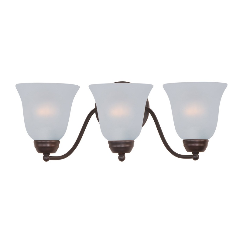 Basix Three Light Bath Vanity in Oil Rubbed Bronze