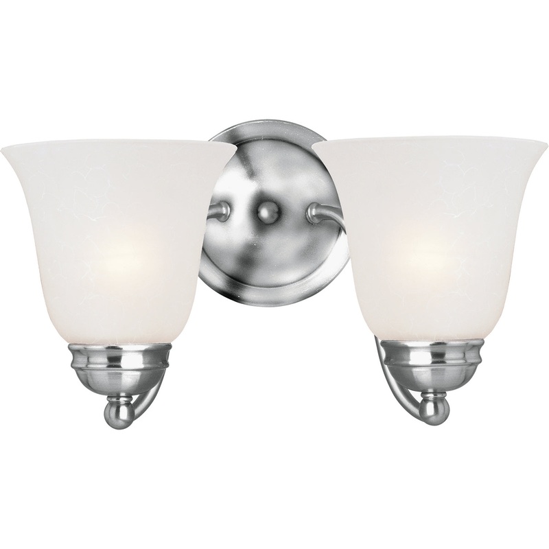 Basix Two Light Wall Sconce in Polished Chrome