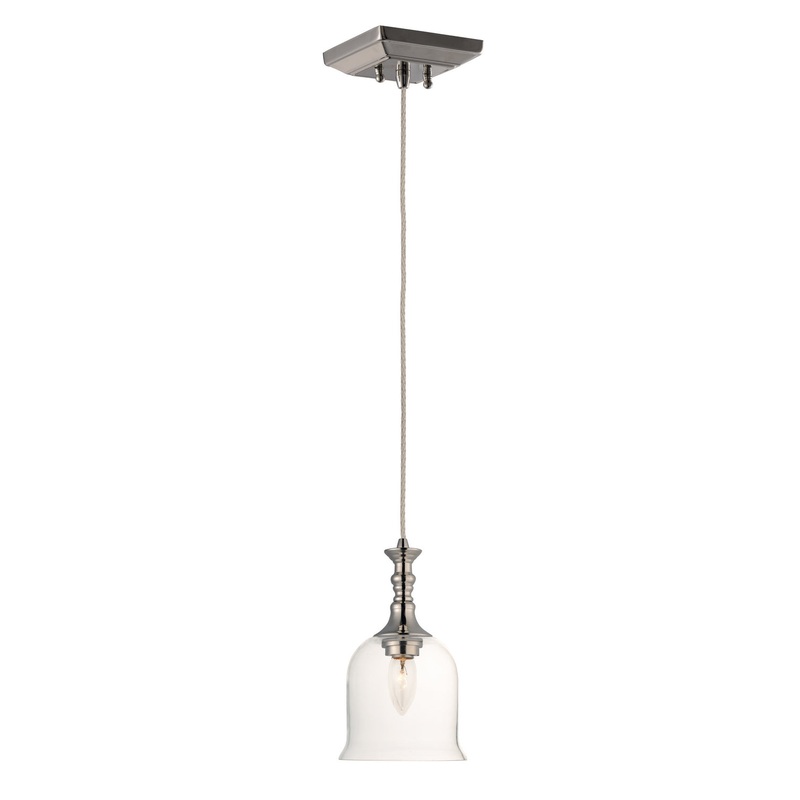 Centennial One Light Pendant in Polished Nickel