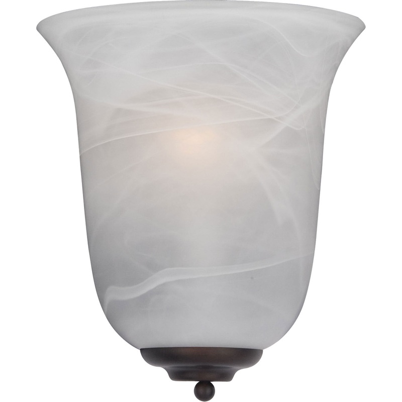Essentials - 2058x One Light Wall Sconce in Oil Rubbed Bronze