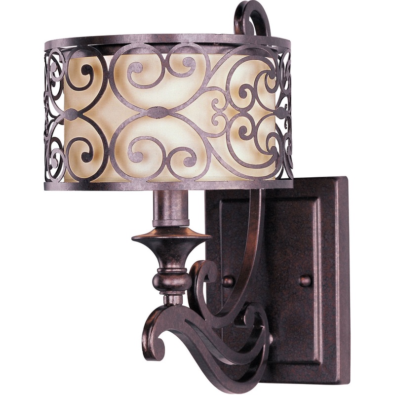 Mondrian One Light Wall Sconce in Umber Bronze