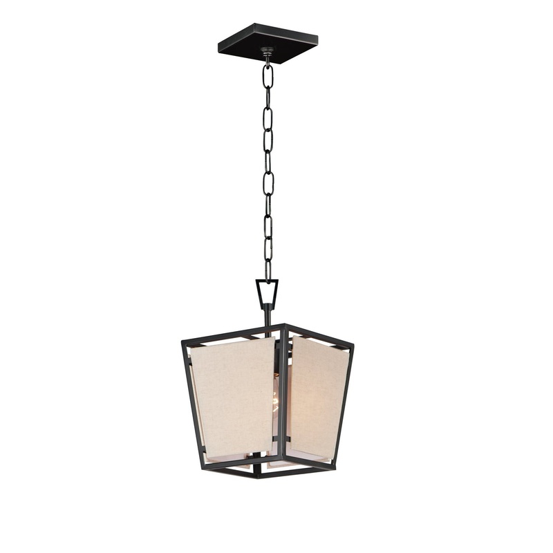 Montauk One Light Pendant in Black