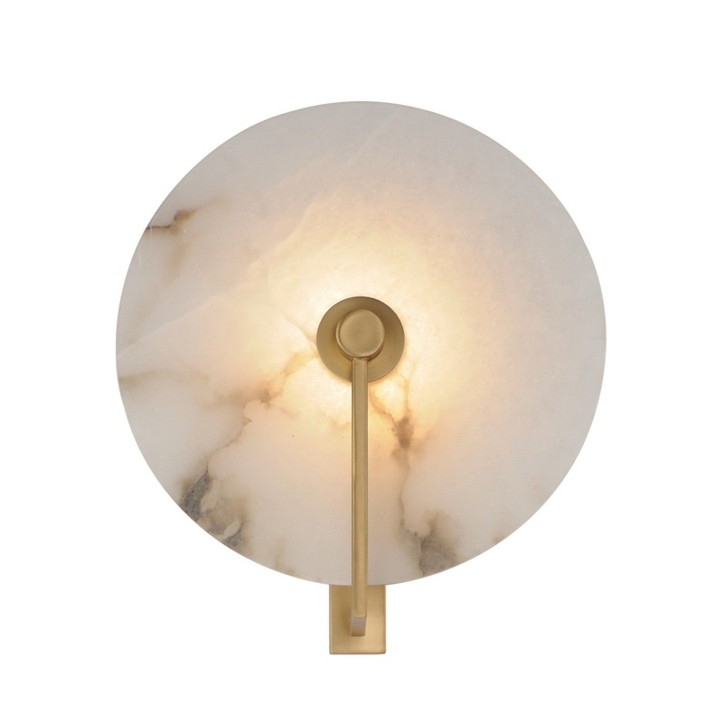 Quarry LED Wall Sconce in Natural Aged Brass