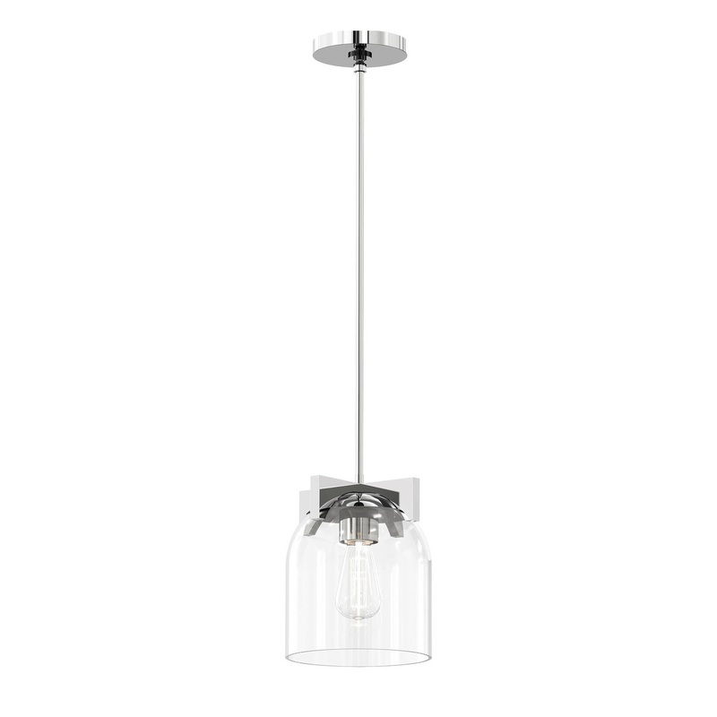 Scoop One Light Pendant in Polished Chrome