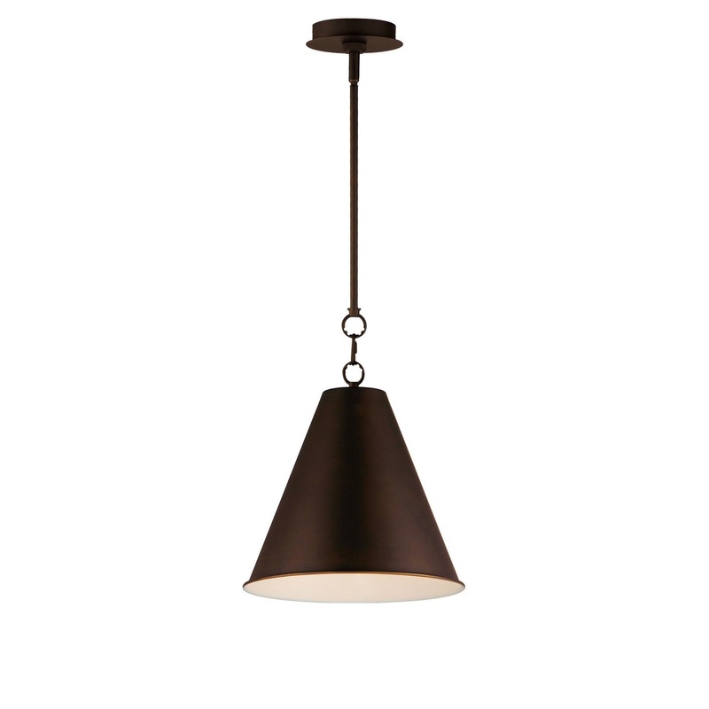 Veritas One Light Pendant in Chestnut Bronze