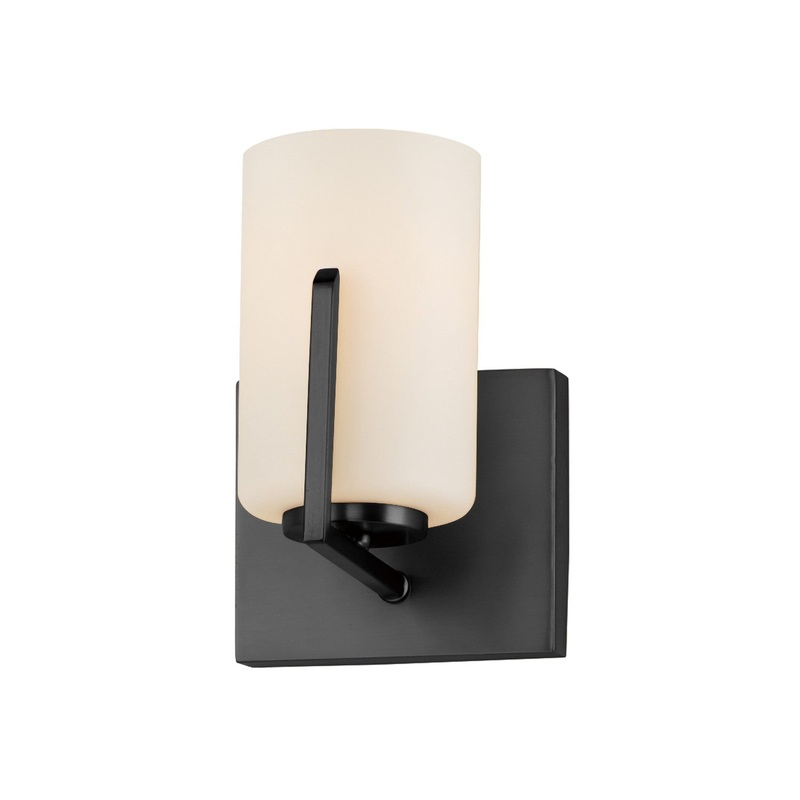 Dart One Light Wall Sconce in Black