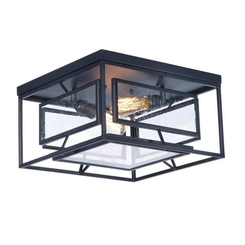 Era LED Flush Mount in Black
