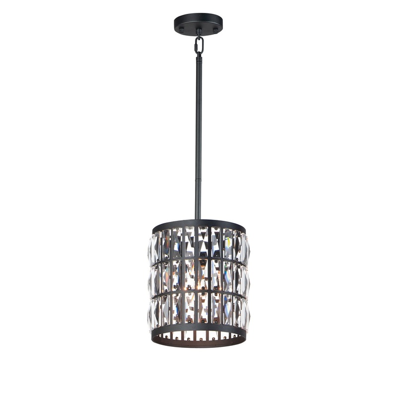 Madeline One Light Mini Pendant in Black