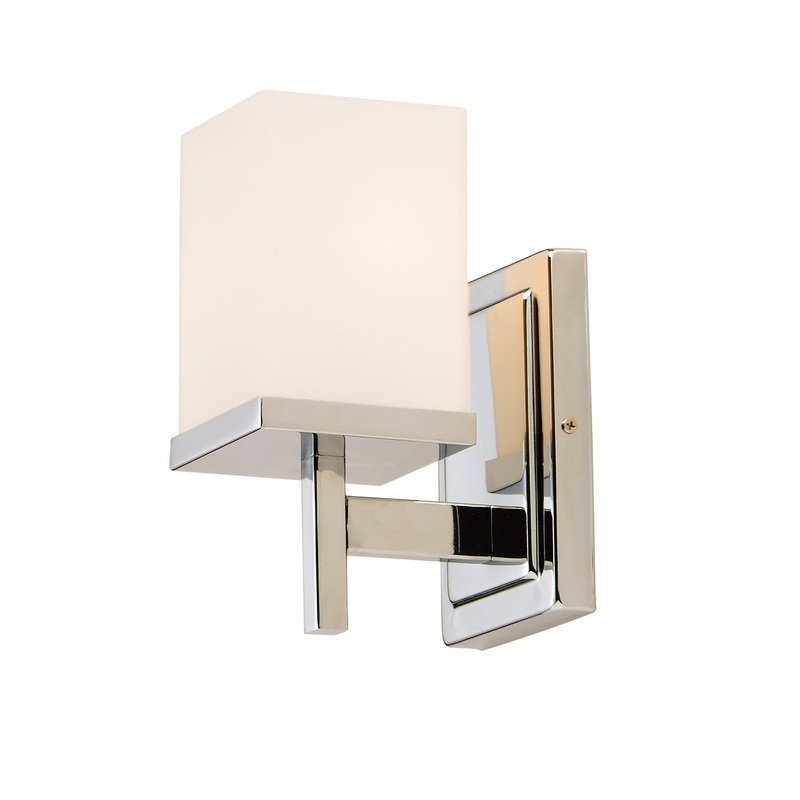 Tetra One Light Bath Vanity in Polished Chrome