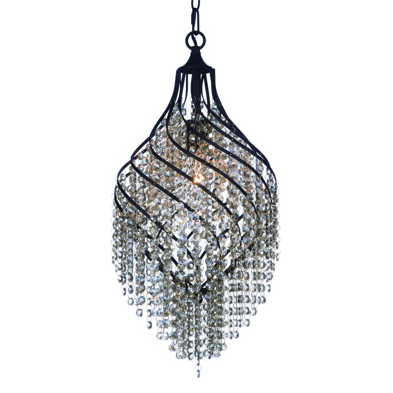 Twirl One Light Pendant in Oil Rubbed Bronze