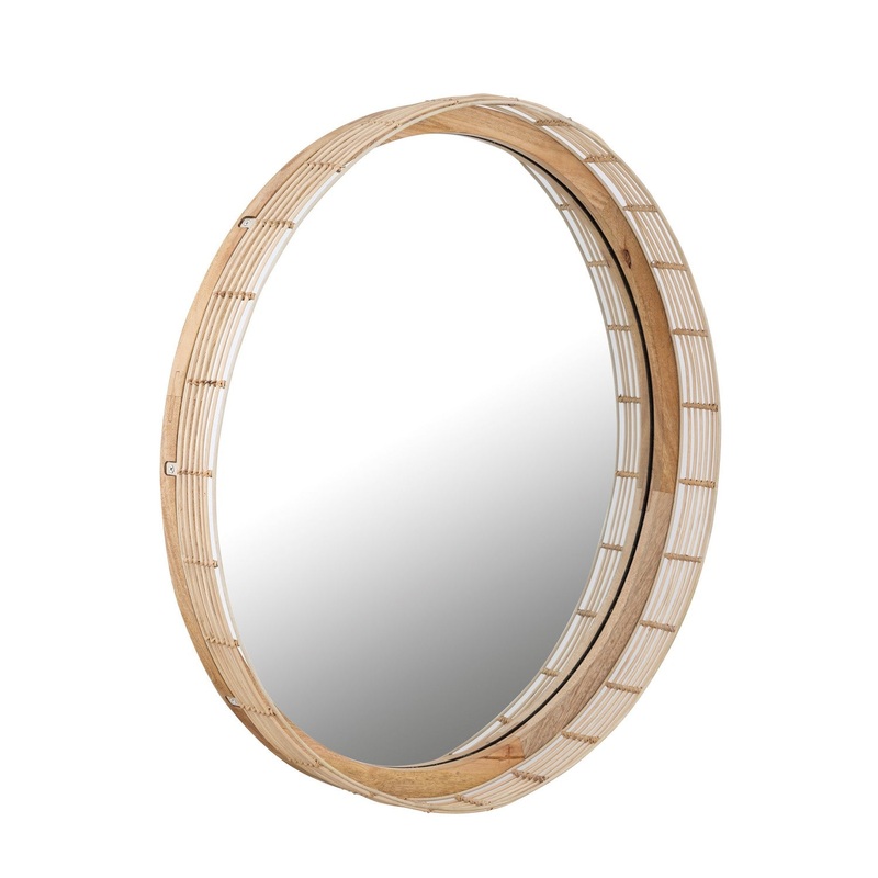 Vannerie Mirror in Ecru
