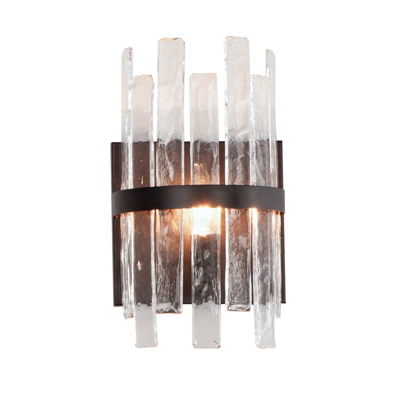 Warren One Light Wall Sconce in Dark Bronze