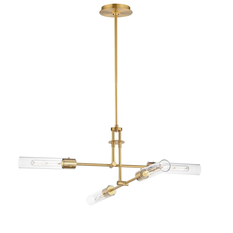 Equilibrium LED Flush Mount Convertible in Natural Aged Brass