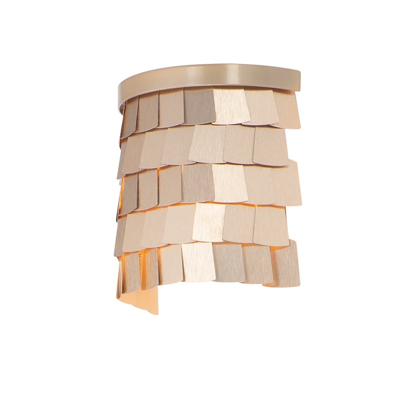 Glamour Two Light Wall Sconce in Champagne / Gold