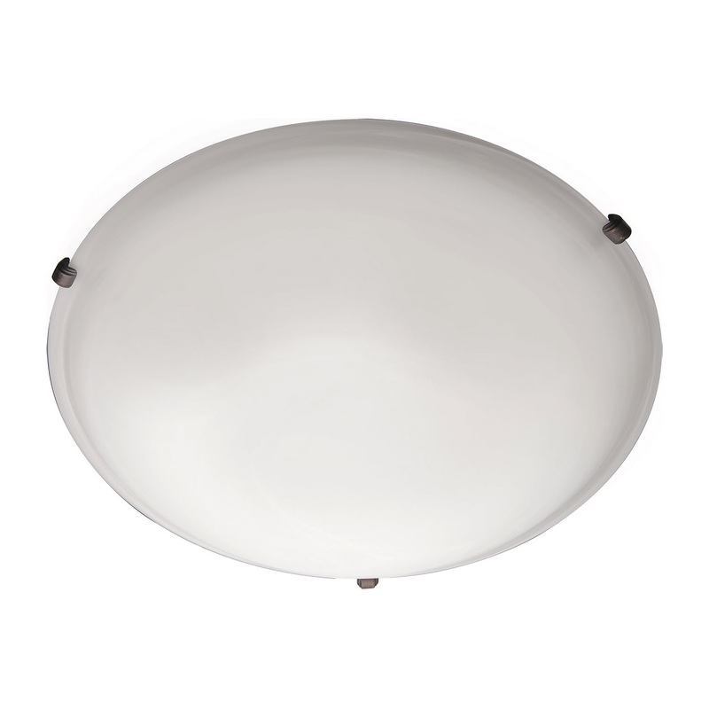 Malaga Three Light Flush Mount in Oil Rubbed Bronze