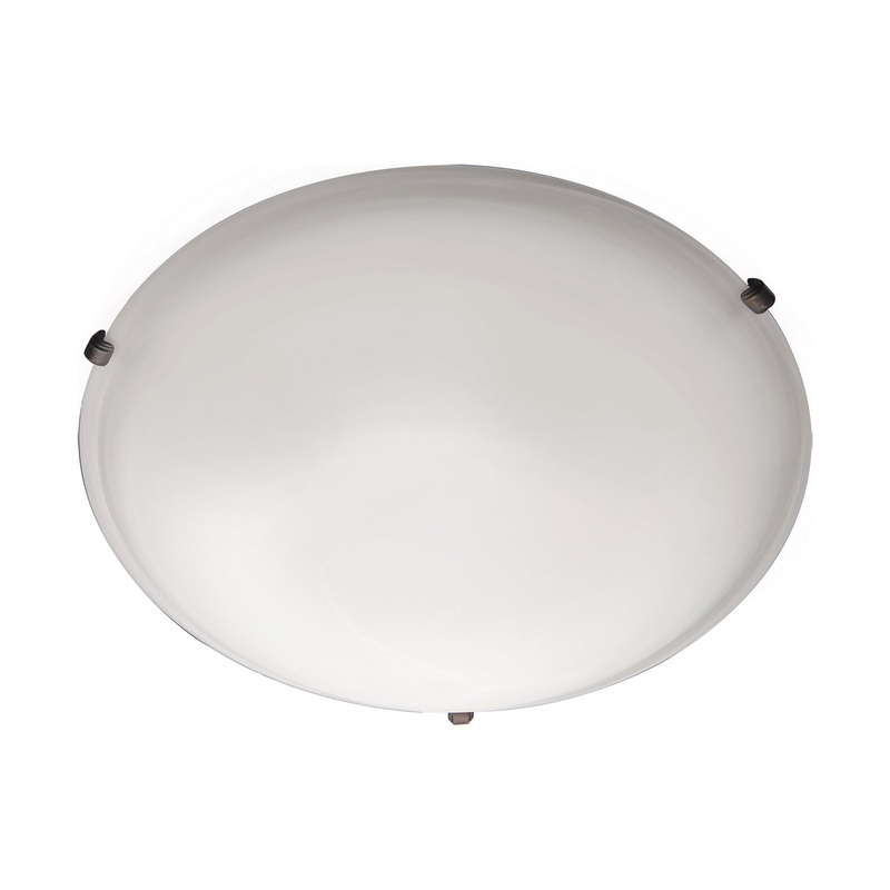 Malaga Two Light Flush Mount in Oil Rubbed Bronze