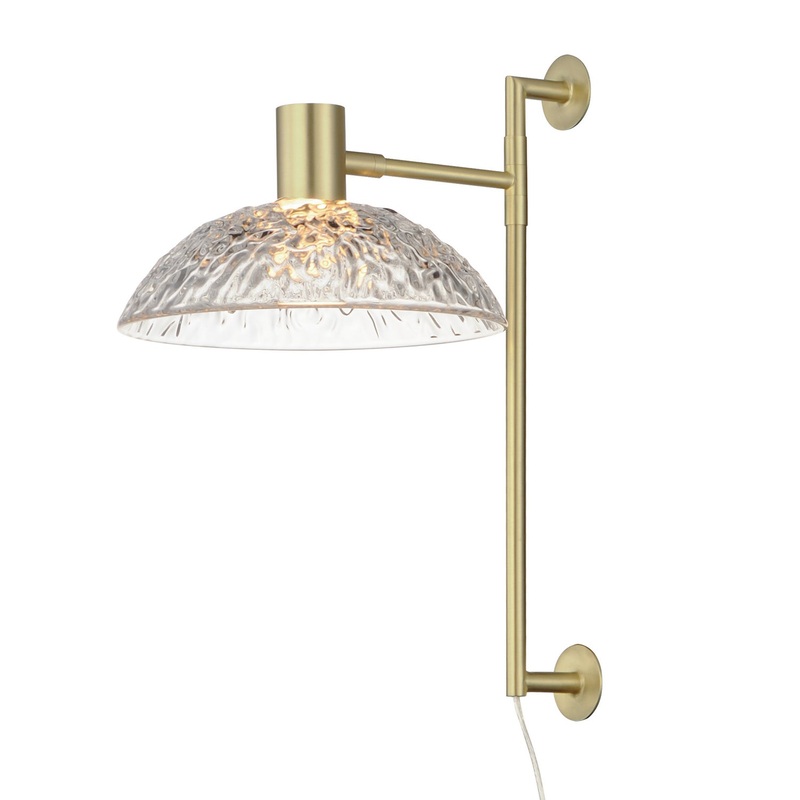 Metropolis LED Wall Sconce in Satin Brass