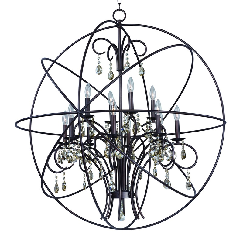 Orbit 12 Light Pendant in Oil Rubbed Bronze