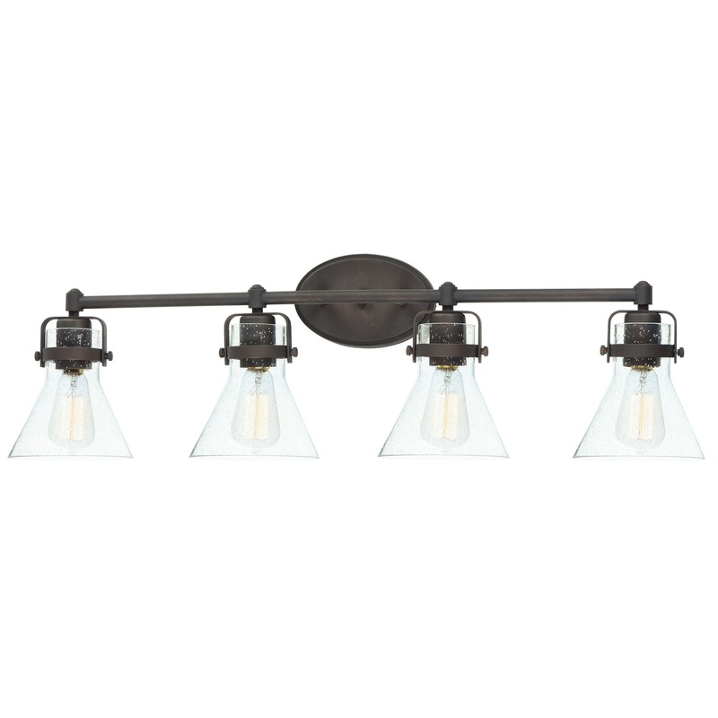Seafarer Four Light Bath Vanity in Oil Rubbed Bronze
