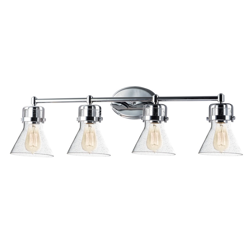 Seafarer Four Light Bath Vanity in Polished Chrome