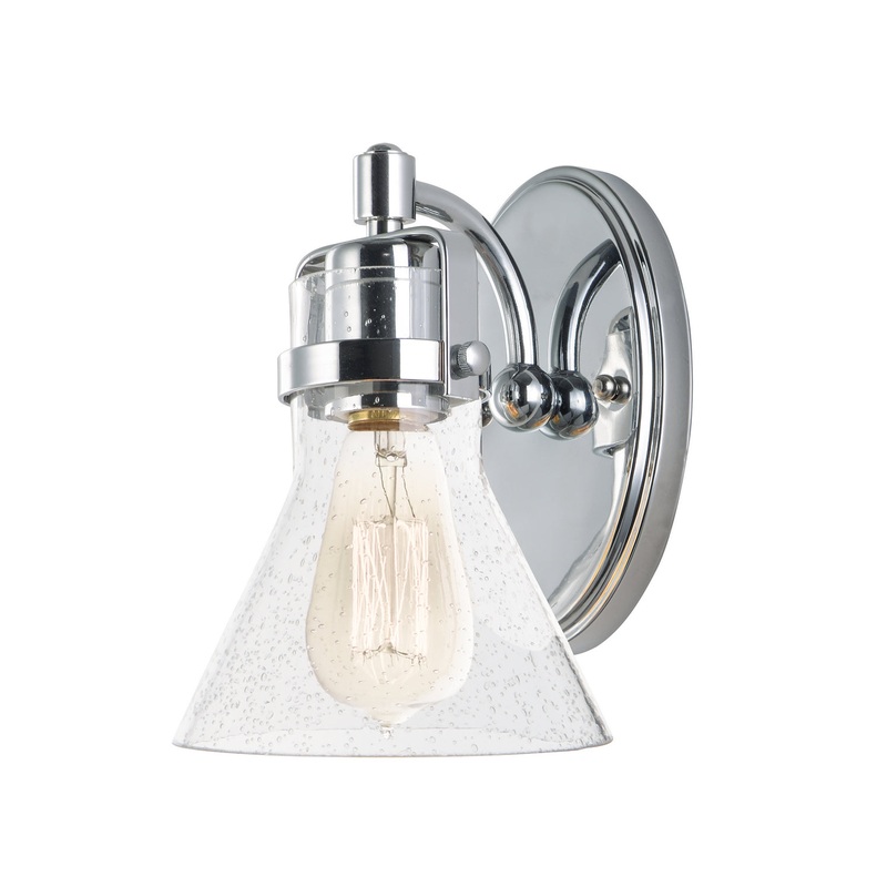 Seafarer One Light Wall Sconce in Polished Chrome