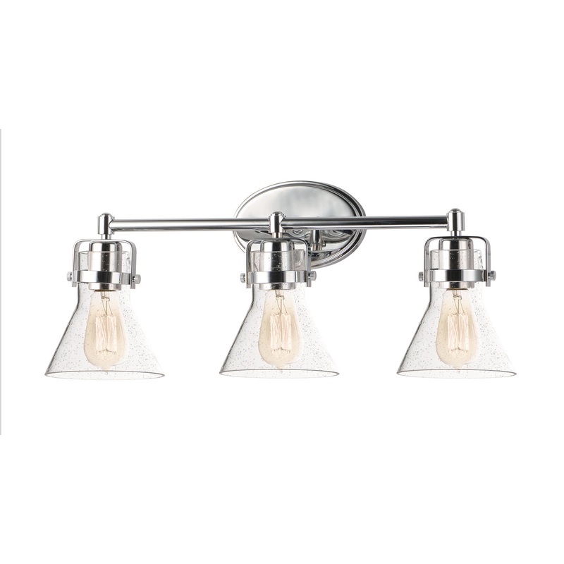 Seafarer Three Light Bath Vanity in Polished Chrome