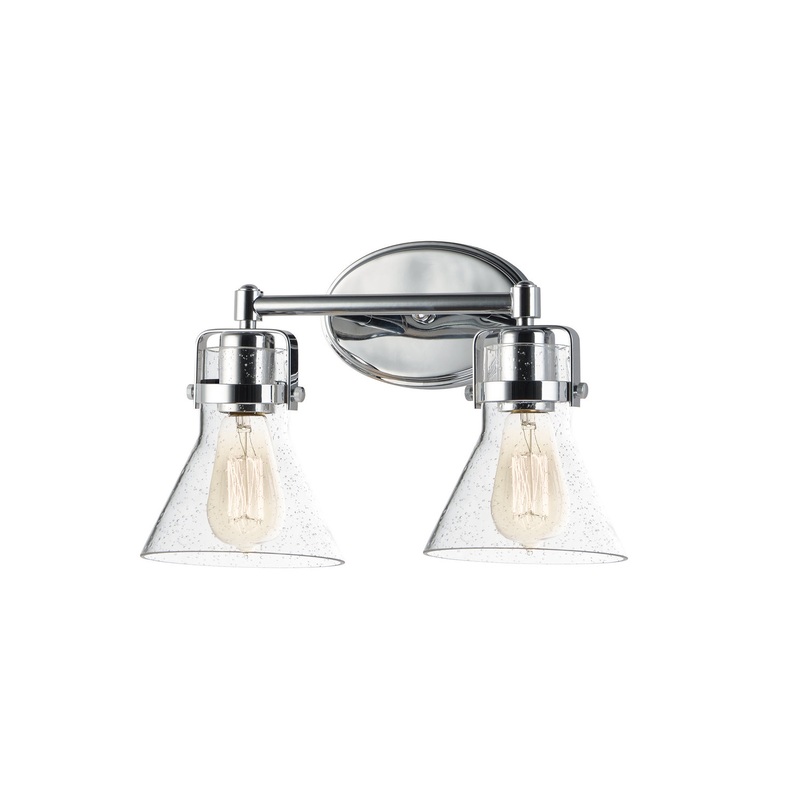 Seafarer Two Light Bath Vanity in Polished Chrome
