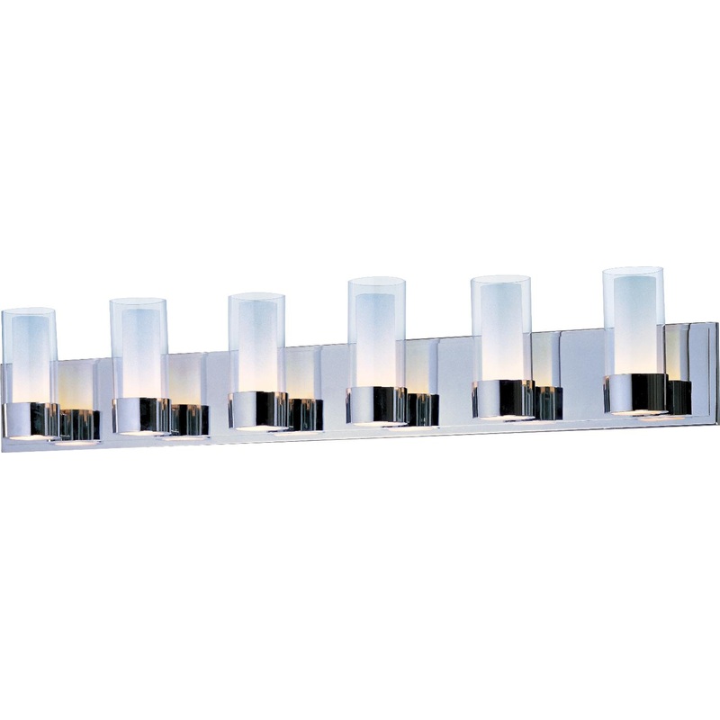 Silo Six Light Bath Vanity in Polished Chrome