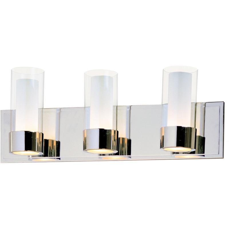Silo Three Light Bath Vanity in Polished Chrome