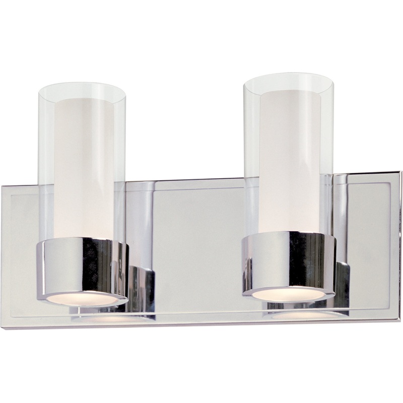 Silo Two Light Bath Vanity in Polished Chrome