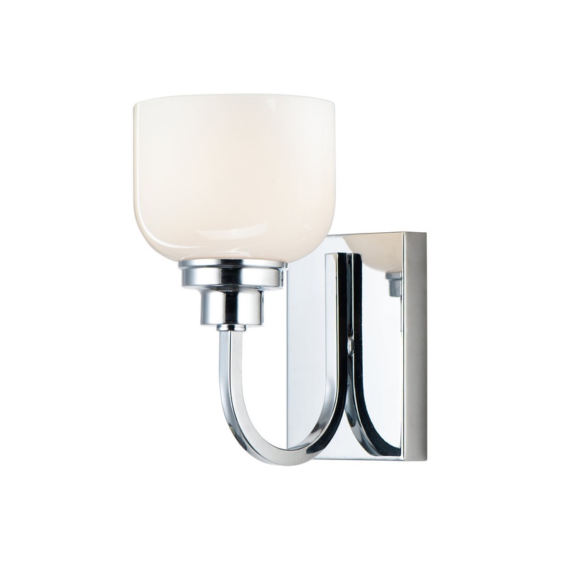 Swale One Light Bath Vanity in Polished Chrome