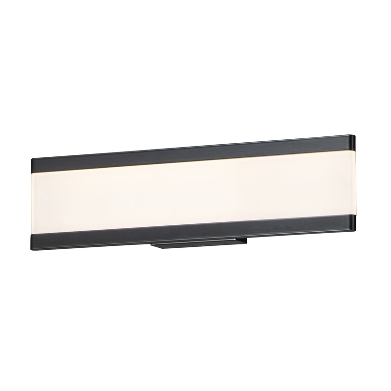 Visor LED Bath Vanity in Black