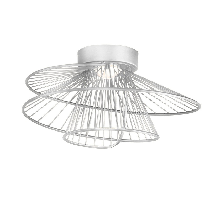 Zeta LED Flush Mount in Matte White