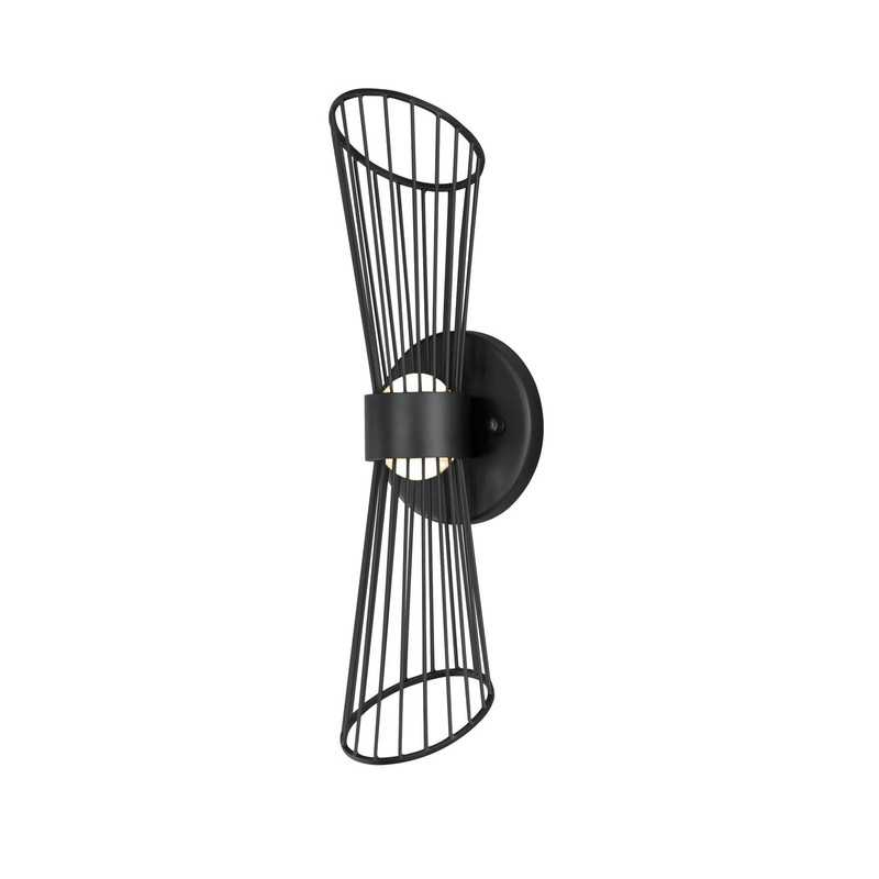 Zeta LED Wall Sconce in Black