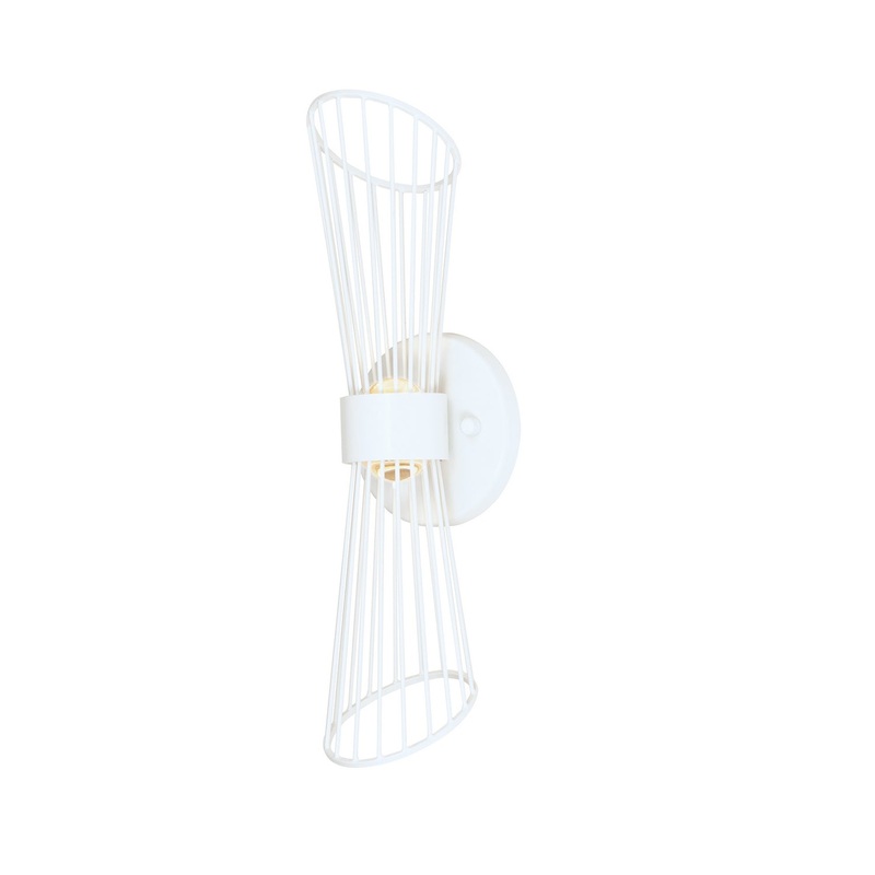 Zeta LED Wall Sconce in Matte White