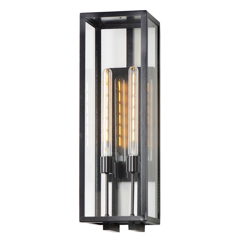 Catalina Two Light Outdoor Wall Sconce in Dark Bronze