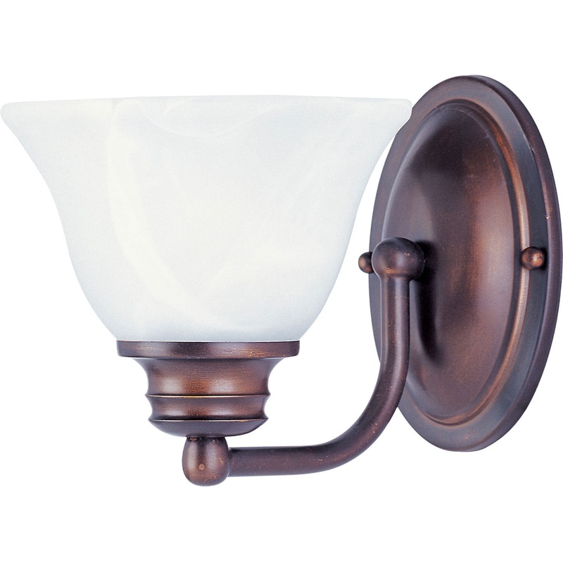 Malaga One Light Wall Sconce in Oil Rubbed Bronze