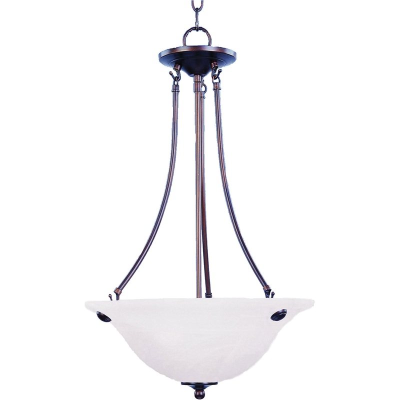 Malaga Three Light Pendant in Oil Rubbed Bronze