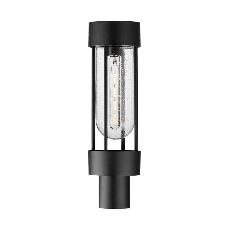 Millennial One Light Outdoor Post/Pier Mount in Black