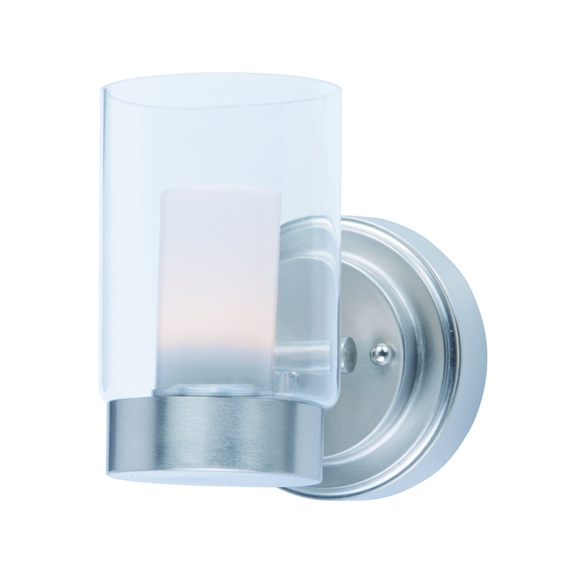 Mod LED Wall Sconce in Satin Nickel
