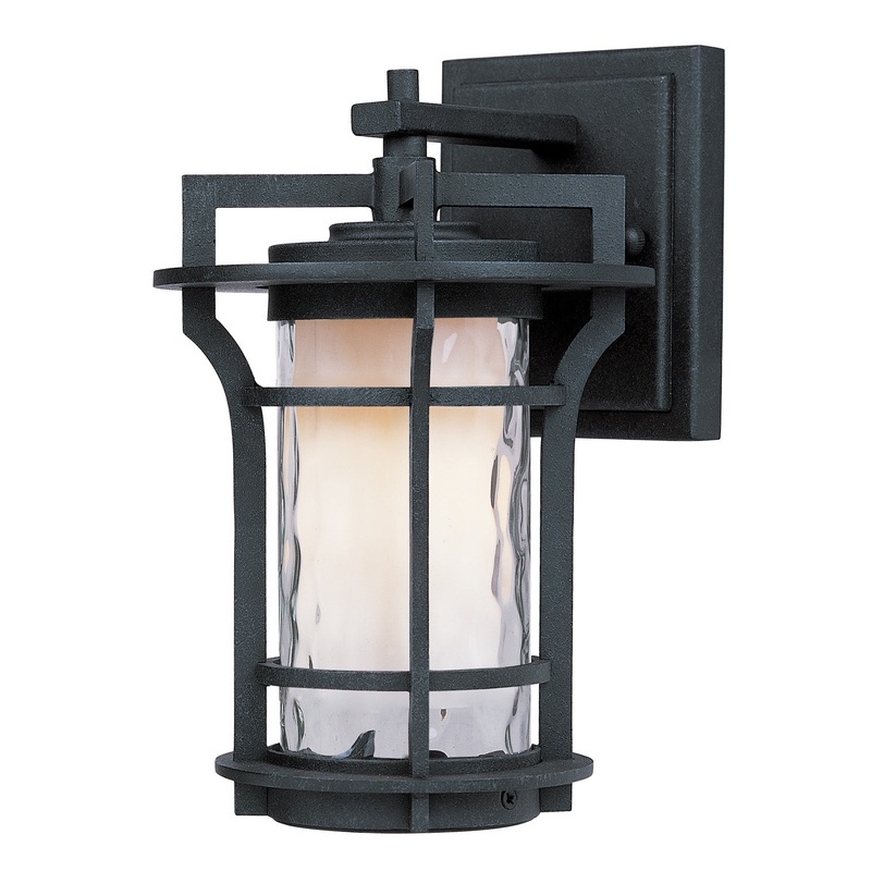 Oakville One Light Outdoor Wall Lantern in Black Oxide