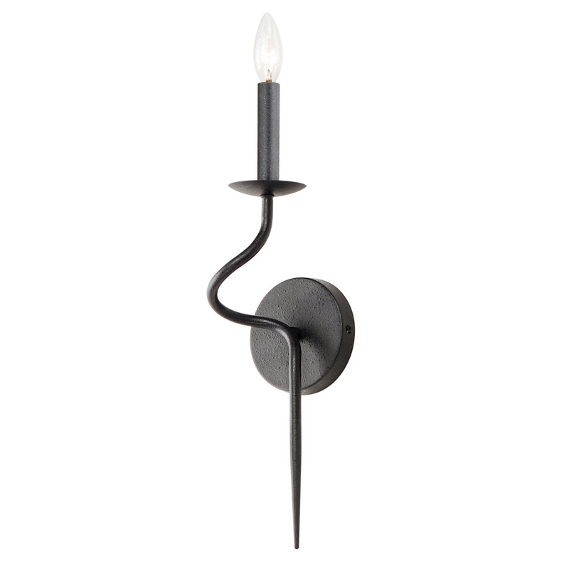 Padrona One Light Wall Sconce in Black Oxide