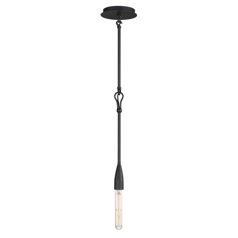 Pioneer One Light Pendant in Anthracite