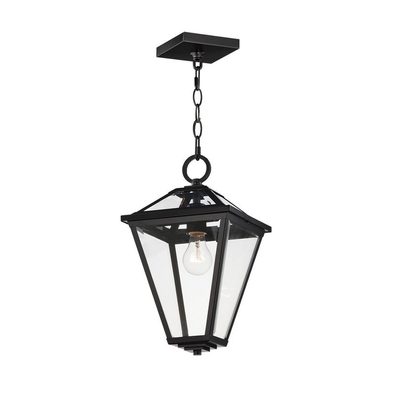 Prism One Light Pendant in Black