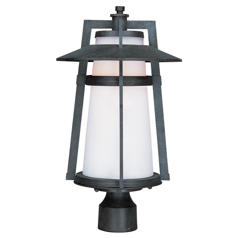 Calistoga One Light Outdoor Pole/Post Lantern in Adobe