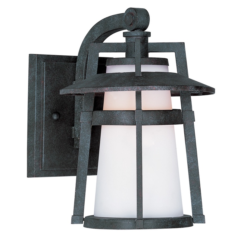 Calistoga One Light Outdoor Wall Lantern in Adobe