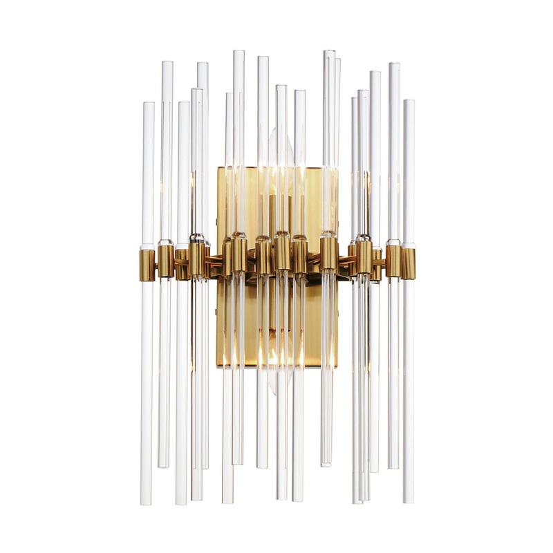 Divine Two Light Wall Sconce in Heritage
