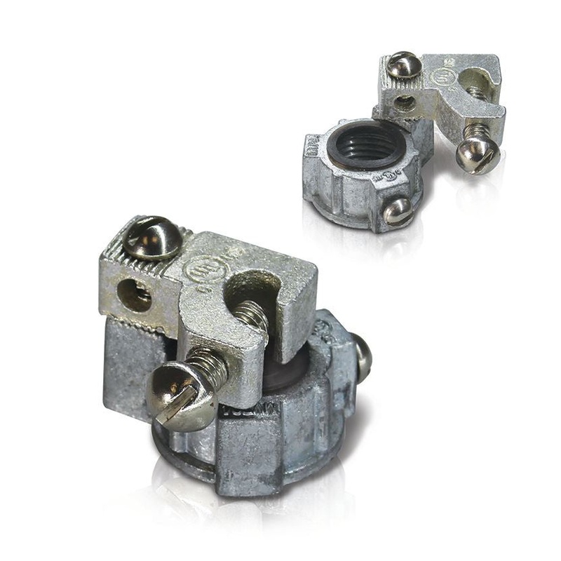 Feed-Through Armored Ground Clamp