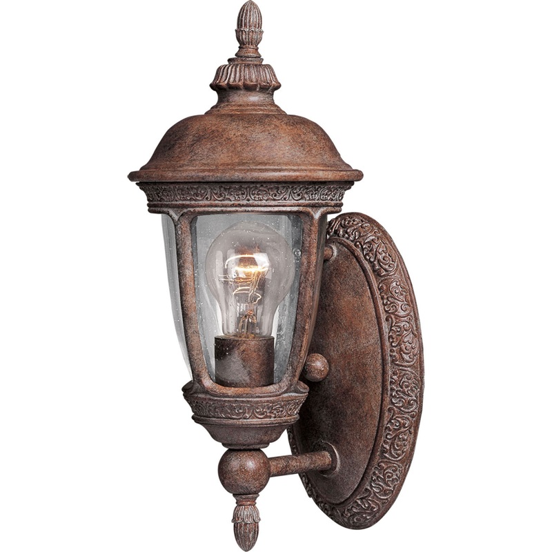 Knob Hill DC One Light Outdoor Wall Lantern in Sienna