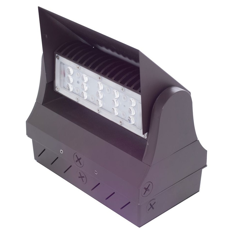 LED Cover For Rotate Wall Pack in Dark Bronze